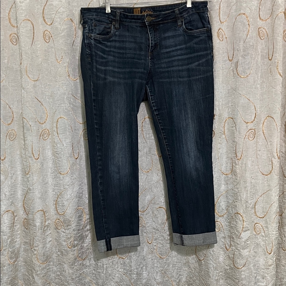 Kut from the Kloth Dark Blue Ankle Jeans